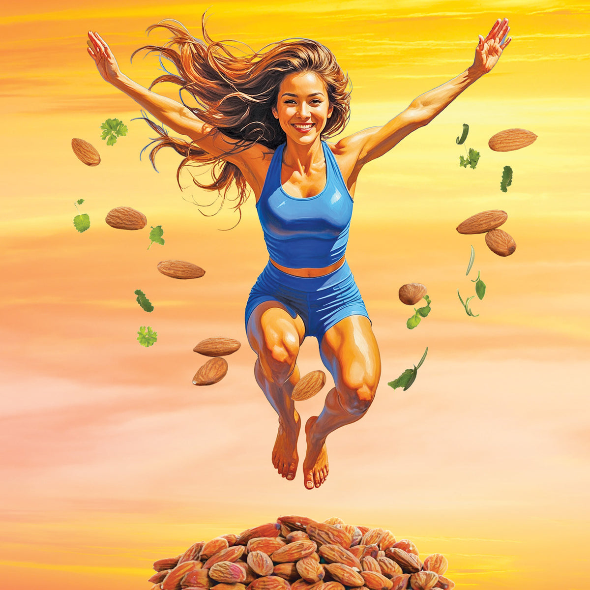 Awakened Almonds - with Herbal Sprinkle 100g