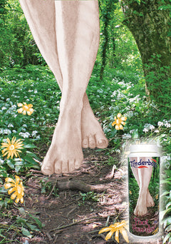 Natural foot powder for stinky feet.